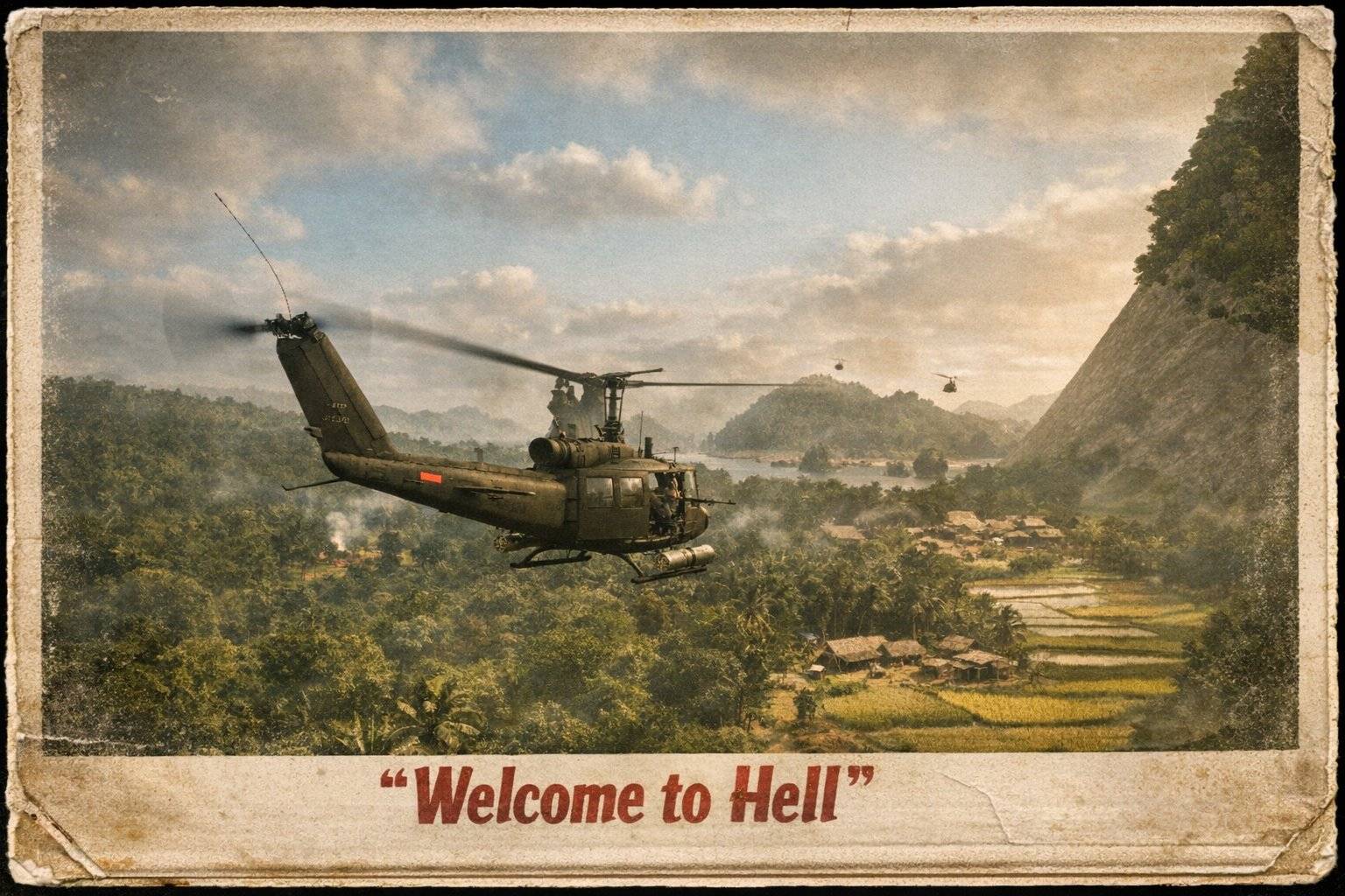 Welcome to Hell postcard